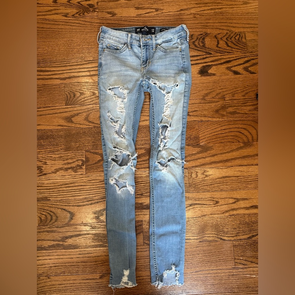 Hollister low rise super skinny jeans - size - 00R W23 L30